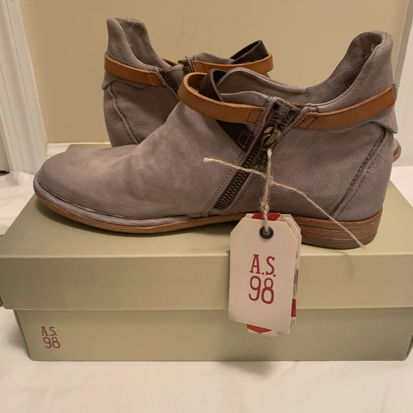 NWT A.S.98 Nottingham Gray Boots - 40 - Picture 8 of 8